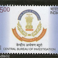India 2013 Central Bureau of Investigation CBI 1v MNH
