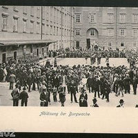 Austria Detachment of Castle Guard Wien Vienna Vintage Picture Post Card # PC47