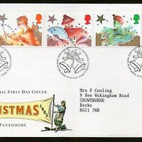 Great Britain 1985 Christmas Pantomime Star Hand Fan Post Office 5v FDC # F129