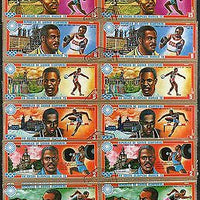 Guinea Equatorial 1972 Olympic Games Boxing Wresling BLK/4 Set Cancelled # 6298B