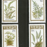 Venda 1985 Ferns Leaf Flower Trees Plants Flora Sc 124-27 MNH # 4322