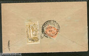 India 1935 KG V Air Mail Stamp on Cover Karachi G.P.O to England # 1451-14