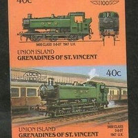 St. Vincent Gr. Union 1987 Class 9400 1947 UK Locomotive Sc 27 Imperf MNH # 3482