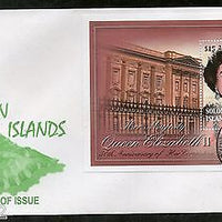 Solomon Islands 2003 QE II Coronation 50th Anni. Sc 967 M/s on FDC # 6480