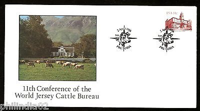 South Africa 1986 Conference of World Jersey Cattle Bureau Special Cover # 6484