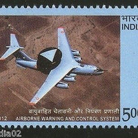 India 2012 AWACS Airborne Warning and Control System Aviation 1v MNH