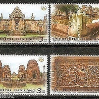 Thailand 2011 Thai Heritage Conservation Temple Architecture 4v MNH # 5190