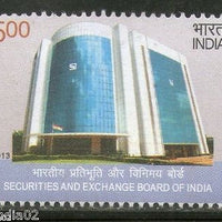 India 2013 Securities and Exchange Board of India Flag 1v MNH