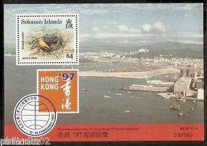 Solomon Island 1997 Ghost Bird Nest Crab Marine Life M/s MNH # 5786