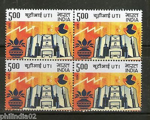 India 2014 Unit Trust of India Years of Pioneering Wealth Creation Blk/4 MNH