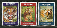 Bangladesh 1974 WWF - Bengal Tiger Animal, Mammal Wild life Fauna 3V MNH # 5007