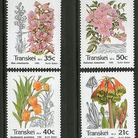 Transkei 1990 Flower Plants Trees Flora Sc 243-46 MH # 4288