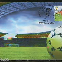 India 2014 FIFA World Cup Football Sport Games Max Card # 7892