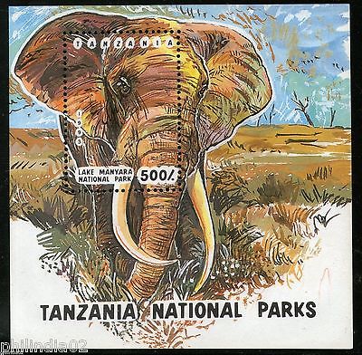 Tanzania 199 Lake Manyara National Parks Elephant Animas M/s Gum Wash Mint#12693