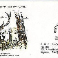 India 1976 WWF Stag Deer Wildlife Animals Fauna FDC # 16330