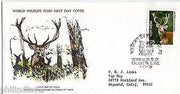 India 1976 WWF Stag Deer Wildlife Animals Fauna FDC # 16330