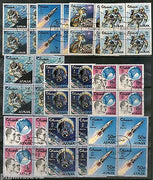Ajman 1966 Space Shuttle Astronauts Satellite 10v Cancelled BLK/4 # 12801B
