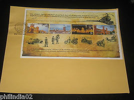 India 2009 Heritage Railway Station Buildings Phila-2501 M/s on Plain FDC # 10574