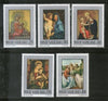 Vatican City 1971 Religious Paintings Madonna and Child Art 5v MNH # 1943