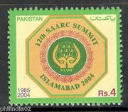 Pakistan 2004  SAARC Summit Islamabad Sc 1028  MNH # 4245