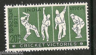 India 1971 Indian Cricket Victories Sikh Player Sikhism Phila-546 MNH