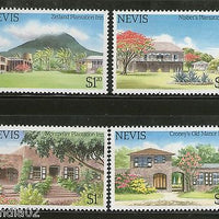 Nevis 1985 Tourism Tree Plantation Architecture Hotel Sc 280-83 MNH # 3082