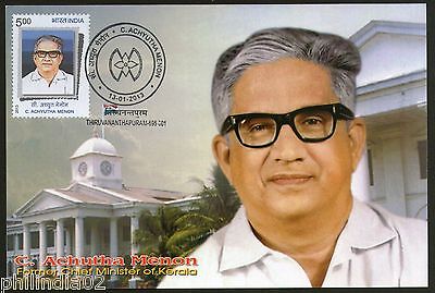 India 2013 C. Achyutha Menon Former Chief Minister of Kerala Max Card # 16079