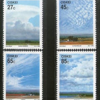 Ciskei 1992 Cloud Formations Environment Ecology Nature Sc 187-90 MNH # 2951