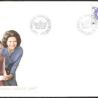 Sweden 2007 Famous People Royals Queen Silvia FDC +9349