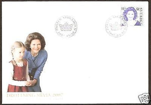 Sweden 2007 Famous People Royals Queen Silvia FDC +9349