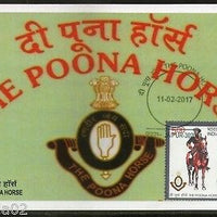 India 2017 The Poona Horse Military Costume Coat of Arms  Max Card # 16432