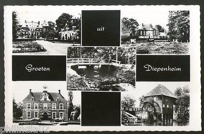 Netherlands 1970 Greetings from Diepenheim Building View Picture Post Card # 141