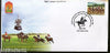 India 2015 Heritage Game of Rajasthan Horse Polo Sport RAJPEX Special Cover 6749