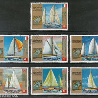 Guinea Equatorial 1972 Ships Trans Atlantic Transport 7v Set Cancelled # 12587A