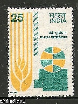 India 1978 Wheat Research Agriculture Phila-753 MNH
