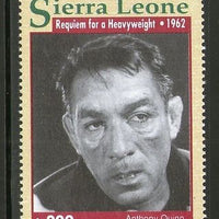 Sierra Leone 1993 Requiem for A Heavyweight - A. Quinn Sc 1610f Boxing MoviesMNH
