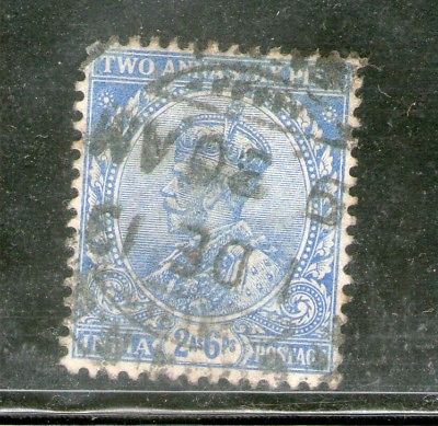 India 1911's KG V 2½As Ultramarine TypeA Phila 170 Used # 3039