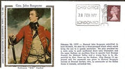 Great Britain 1977 Gen. John Burgoyne Colorano Silk Cover # 13153