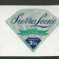 Sierra Leone 3½c Odd Shaped Diamond Die Cut Self Adhesive MNH # 1770