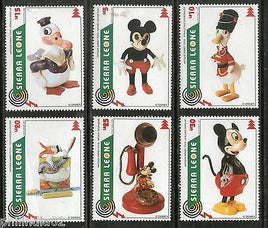 Sierra Leone 1995 Mickey Mouse Donald Duck Goofy Disney Cartoon Sc 1833-8 MNH #3572