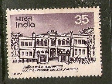 India 1980 Scottish Church College Architecture Education Phila-827 1v MNH