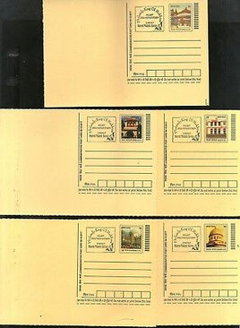 India 2017 5 Diff. GPO Delhi Patna Mumbai Shimla Commemorative Post Cards # 16075
