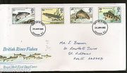 Great Britain 1983 British River Fishes Fauna Marine Life 4v FDC # 6631