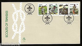 Transkei 1982 Boy Scouts Movement Tree  Plantation Sc 93-96 FDC # 16465