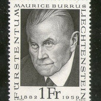 Liechtenstein 1968-69 Maurice Burrus Pionieers of Philatelic Sc 450 MNH # 2671