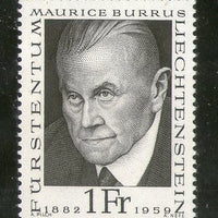 Liechtenstein 1968-69 Maurice Burrus Pionieers of Philatelic Sc 450 MNH # 2671