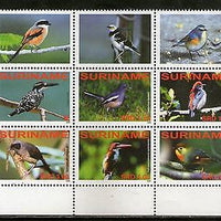 Suriname 2008 Birds Wildlife Animal Fauna Sc 1373 Setenant + Label MNH # 6387