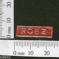 India 1950's Rose French Print Vintage Perfume Label Multi-Colour # 3968