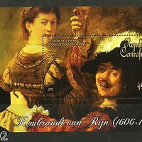 Central African Republic 2011 Painting by Rembrandt Art Sc 1760 M/s MNH # 13341