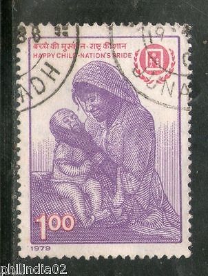 India Fiscal 1979´s 100p International Year for Child IYC Stamp Used # 3807